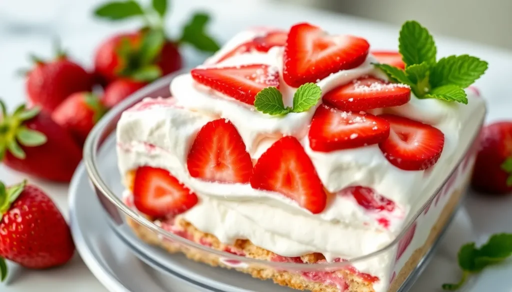 Strawberry Icebox Cake